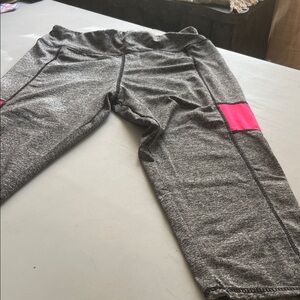 Gray and Pink womens leggings